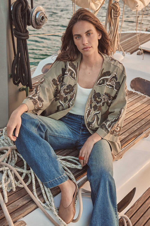 Veste Nouria - Feuille