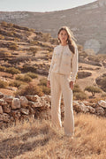 Benji Plain Trousers - Natural