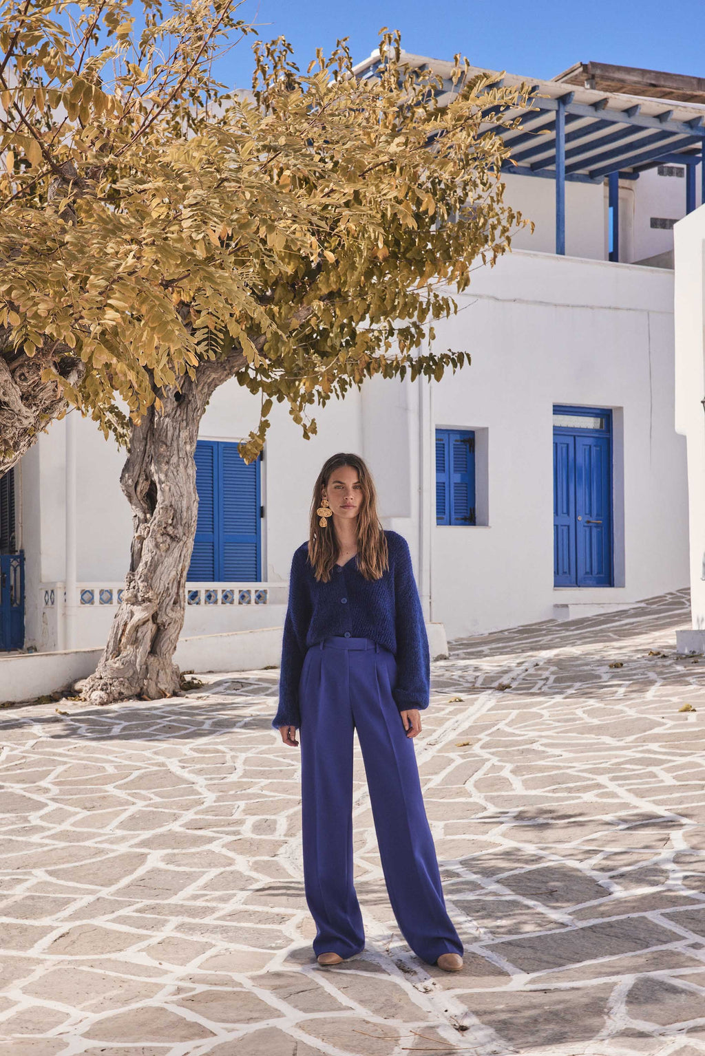 Benji Plain Trousers - Royal Blue
