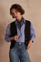 Suzon Waistcoat/Cardigan - Black