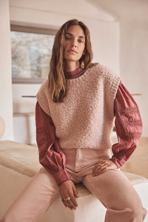 Pull Stella - Mauve Pale