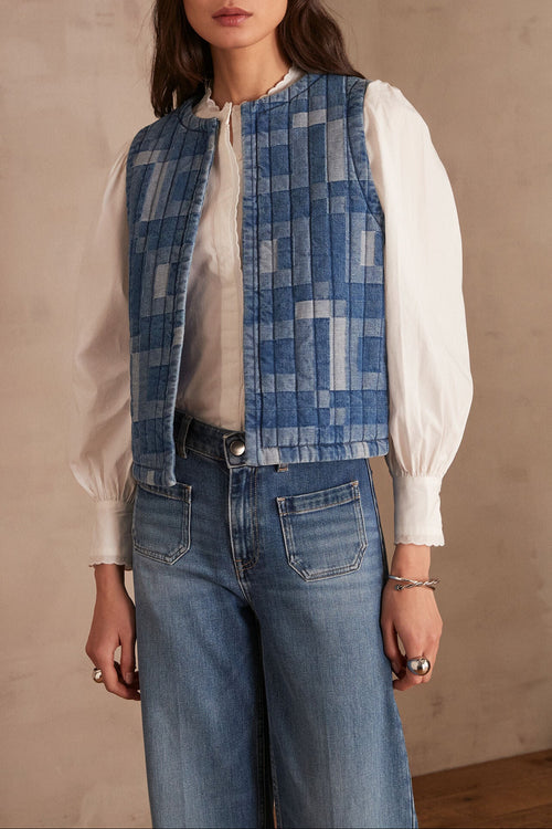 Gilet Soline - Delave Clair