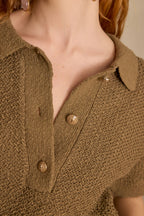Selena Vest Top - Olive