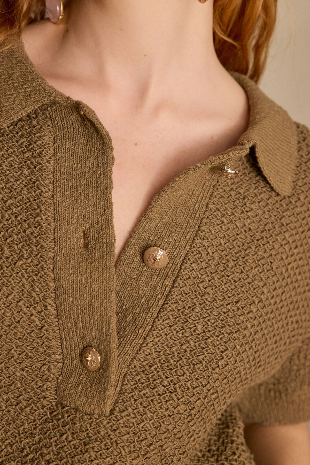 Selena Vest Top - Olive