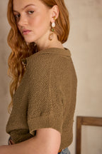 Selena Vest Top - Olive