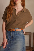 Selena Vest Top - Olive