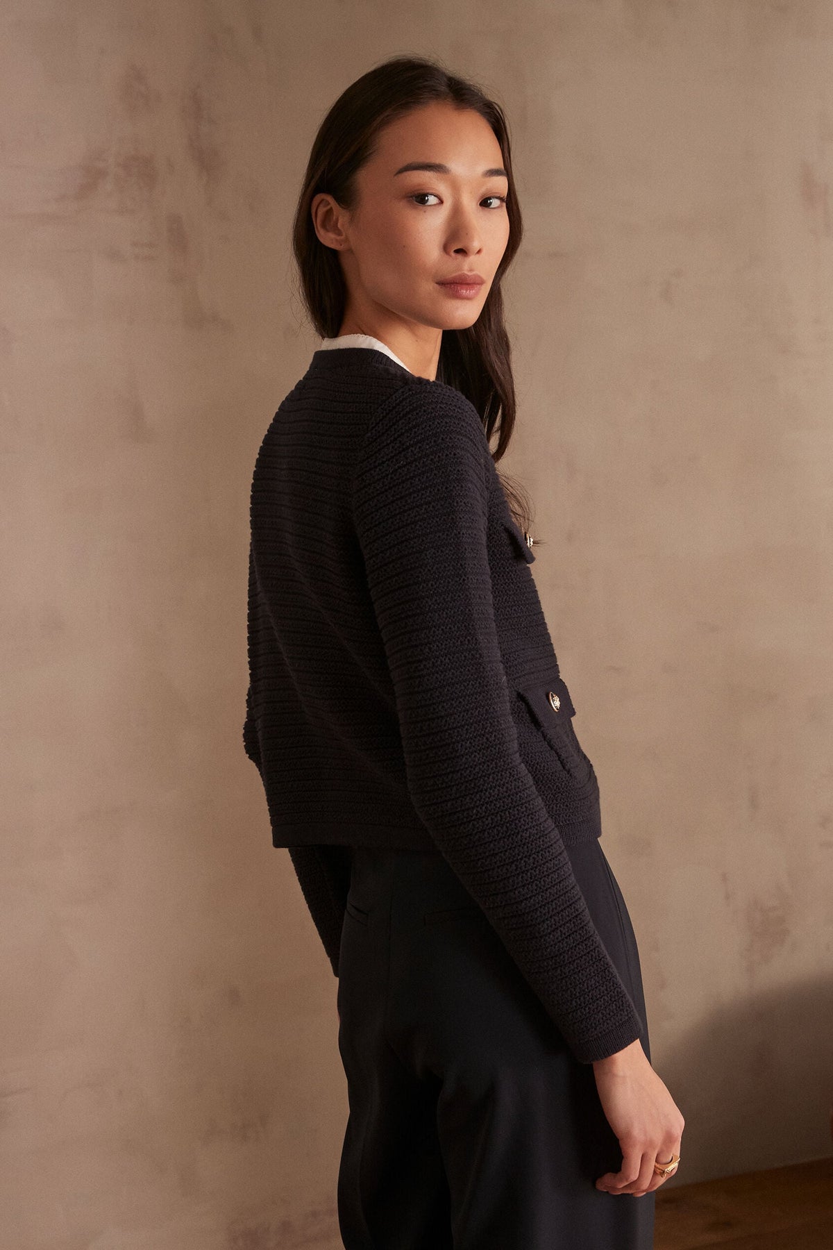 Lily Jacket - Navy