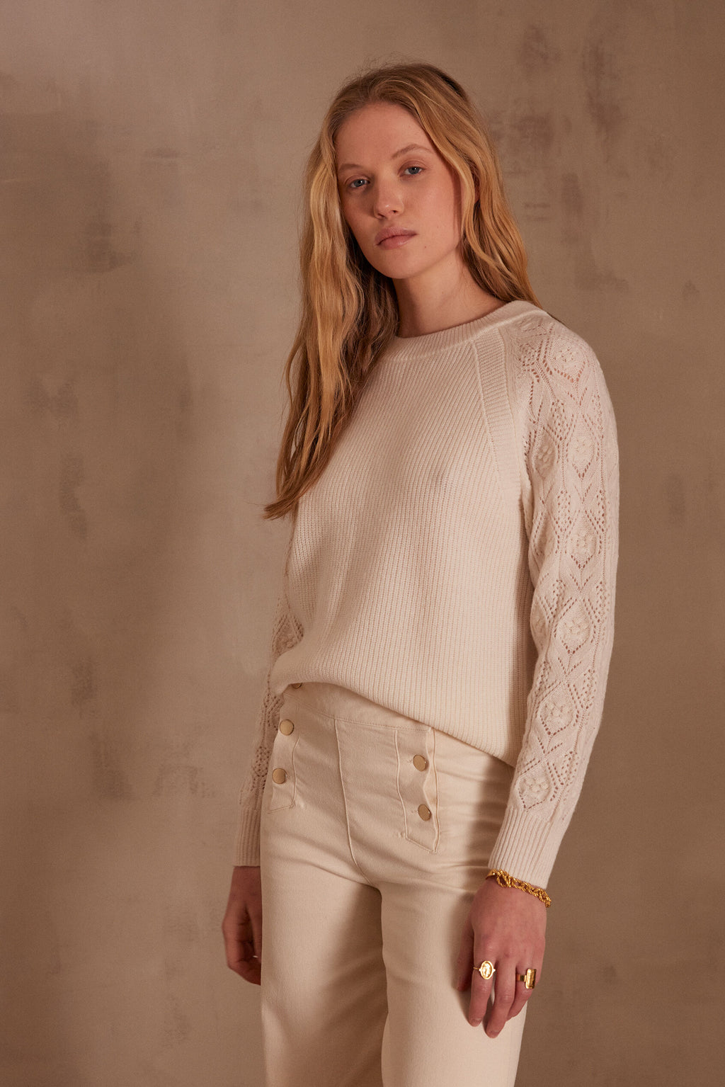 Pull Sylvestre - Crème