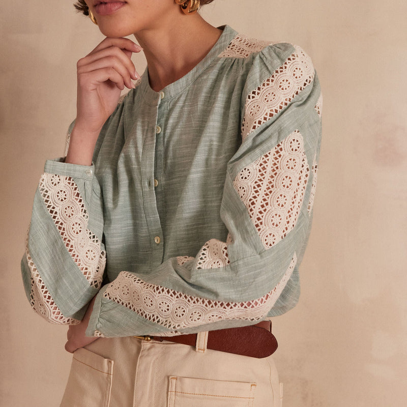 Cathel Blouse - Mint