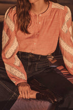 Cathel Embroidered Blouse - Primerose
