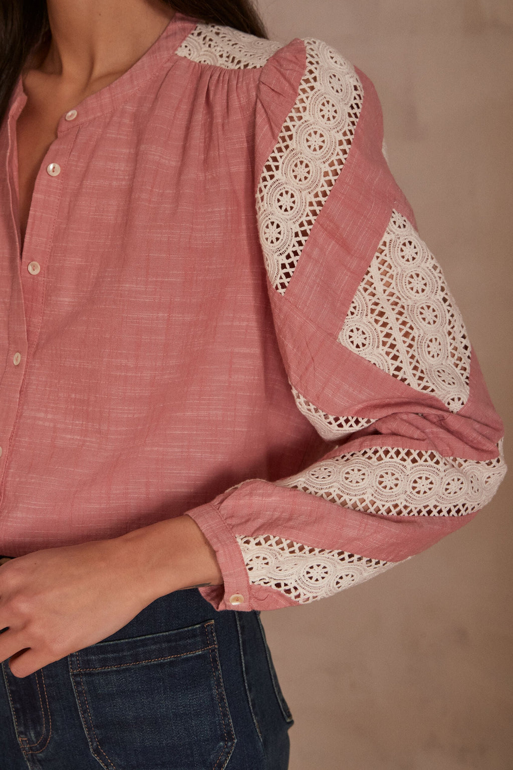 Cathel Embroidered Blouse - Primerose