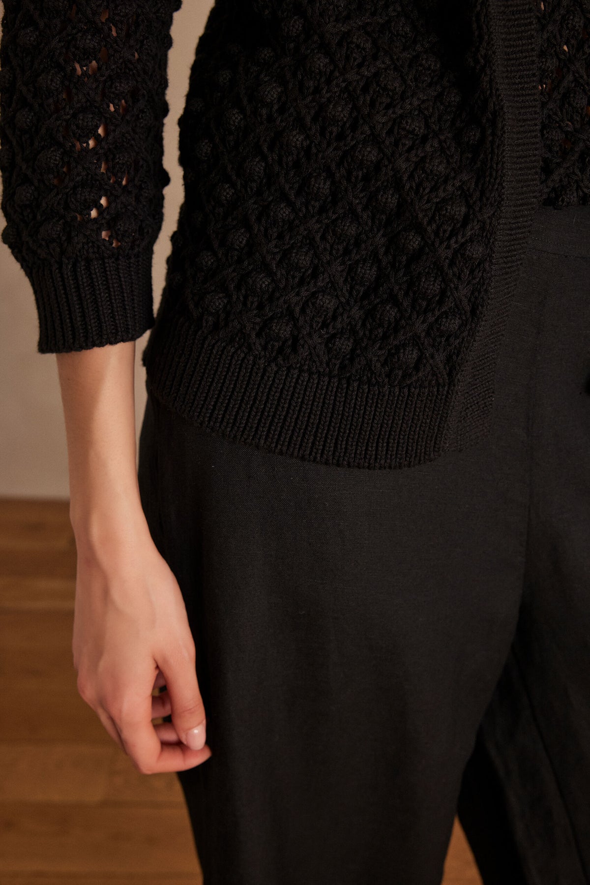 Gilet/Cardigan Sharon - Noir