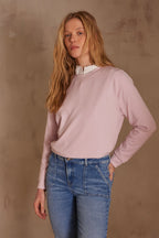 Sweatshirt Alicia - Rose Pâle