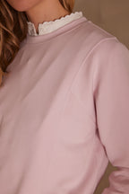 Sweatshirt Alicia - Rose Pâle