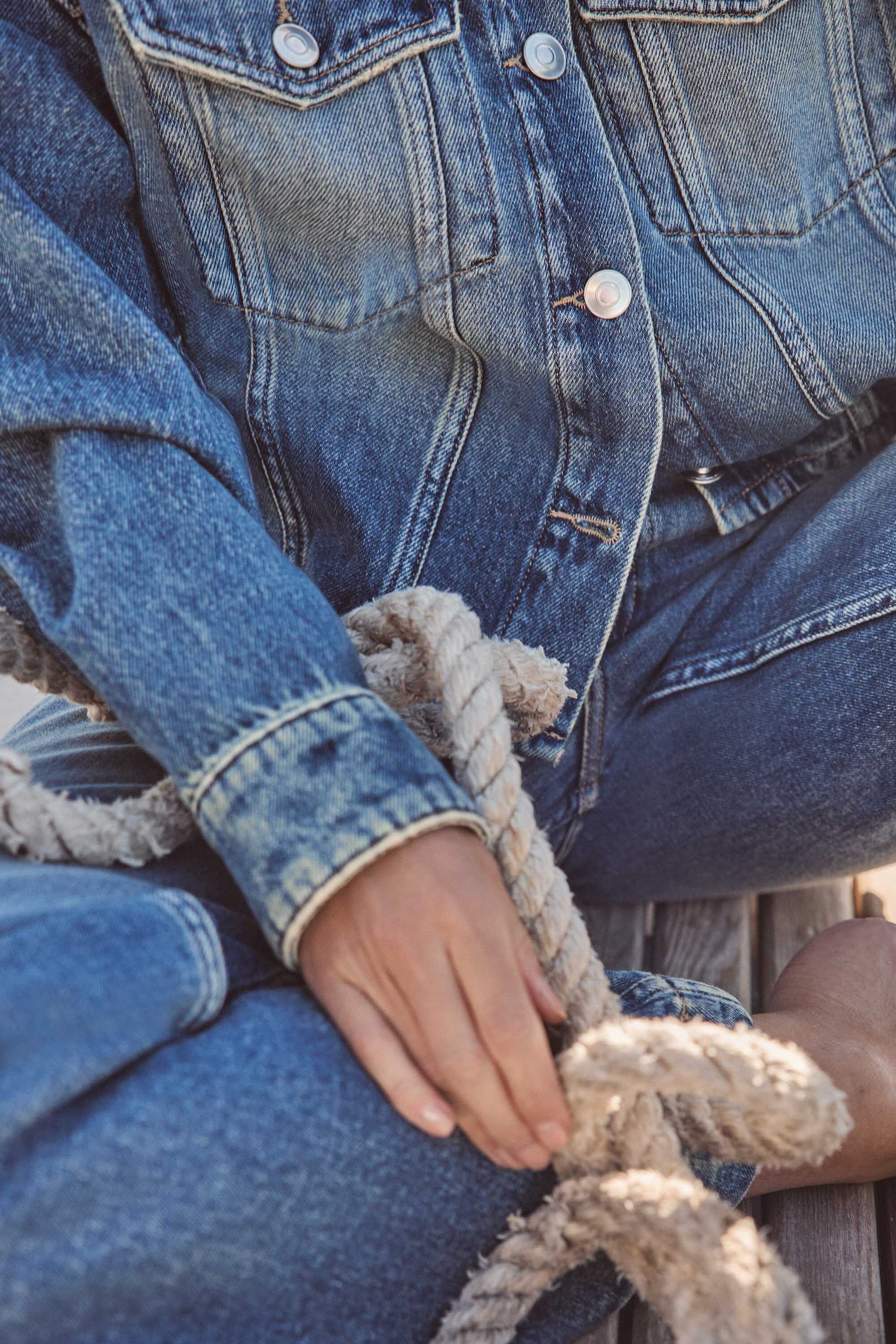 Clem Denim Jacket - Light Washed