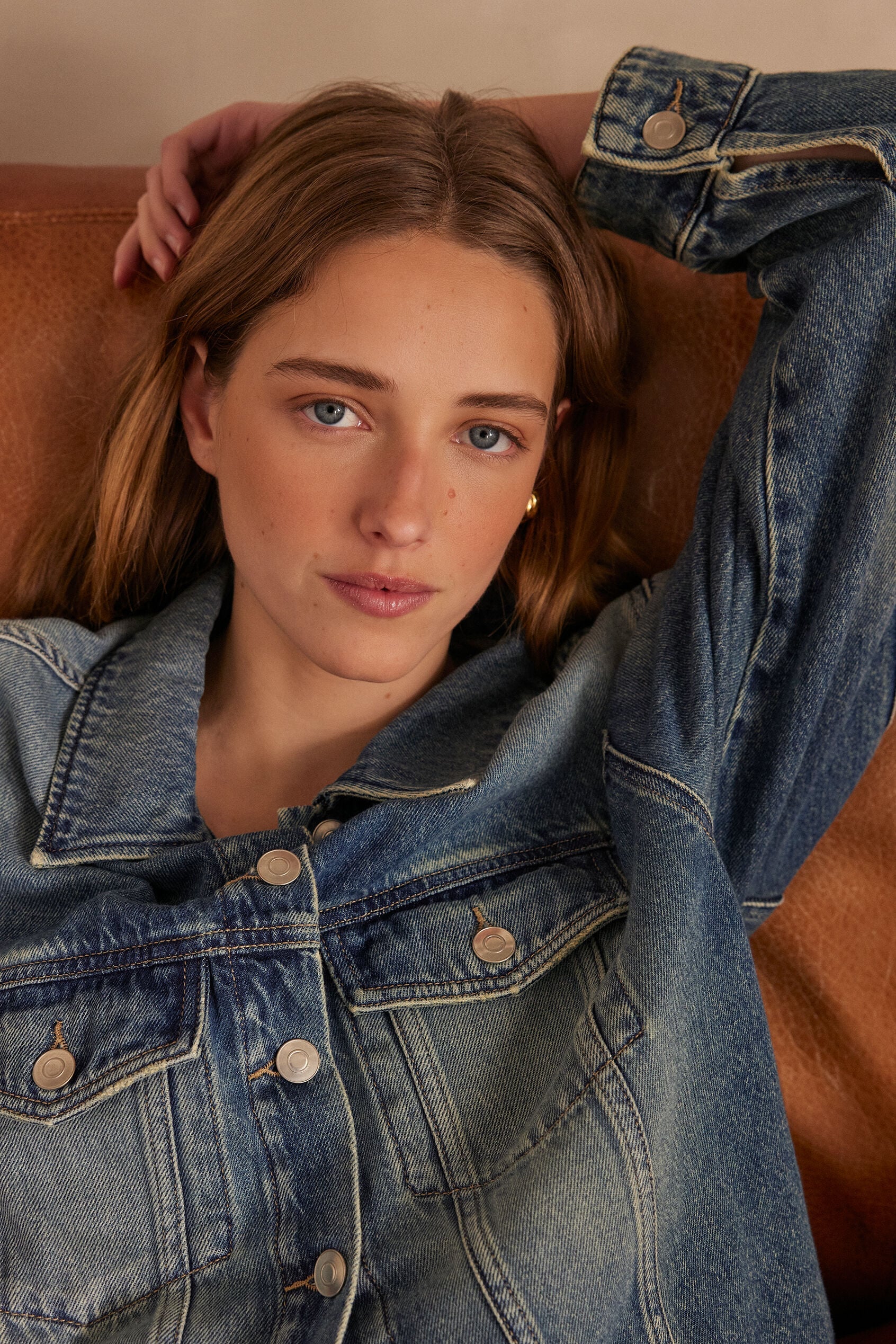 Clem Denim Jacket - Light Washed