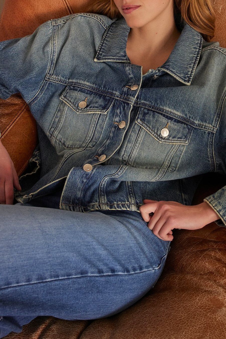 Clem Denim Jacket - Light Washed