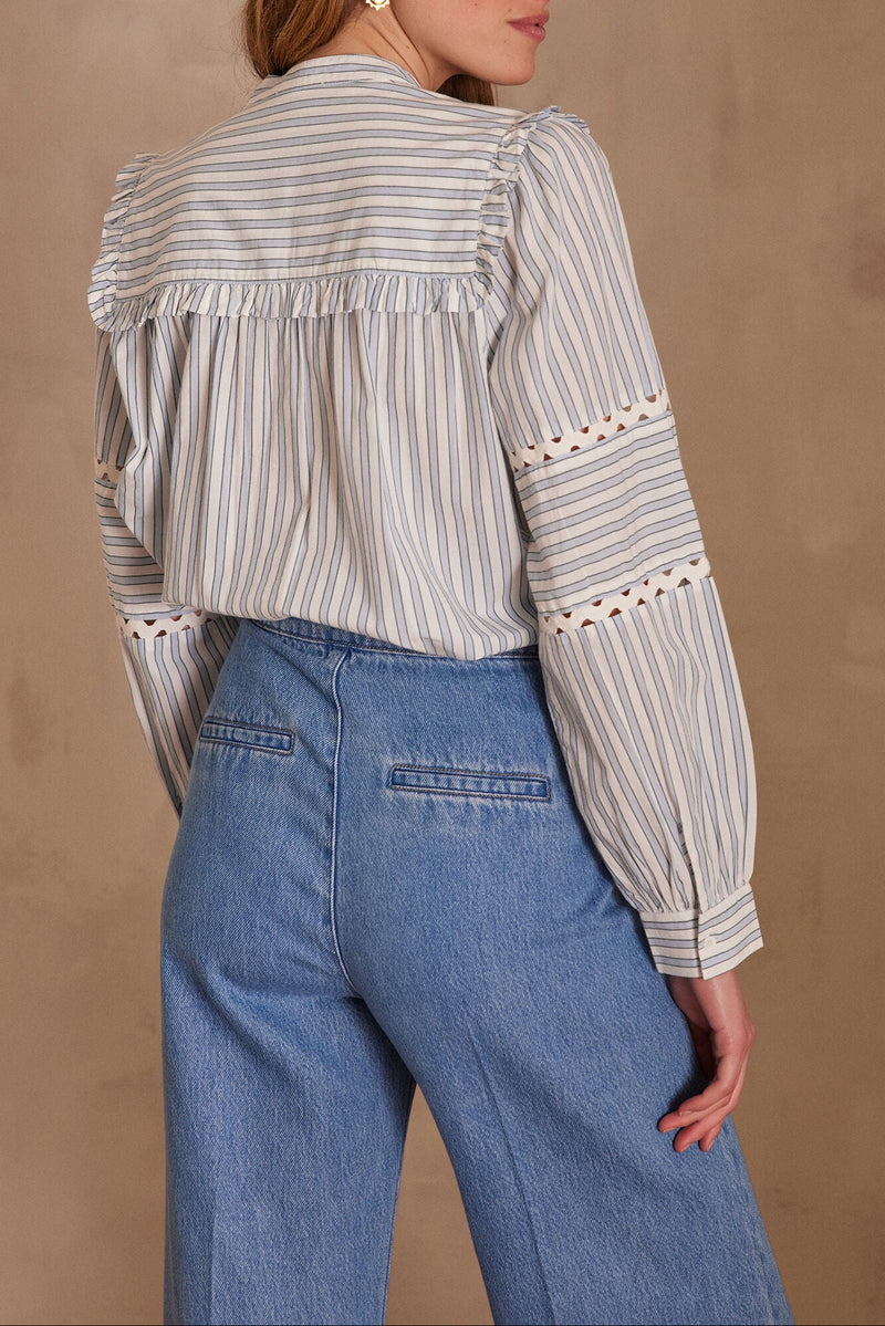 Pacific Blouse - Light Indigo