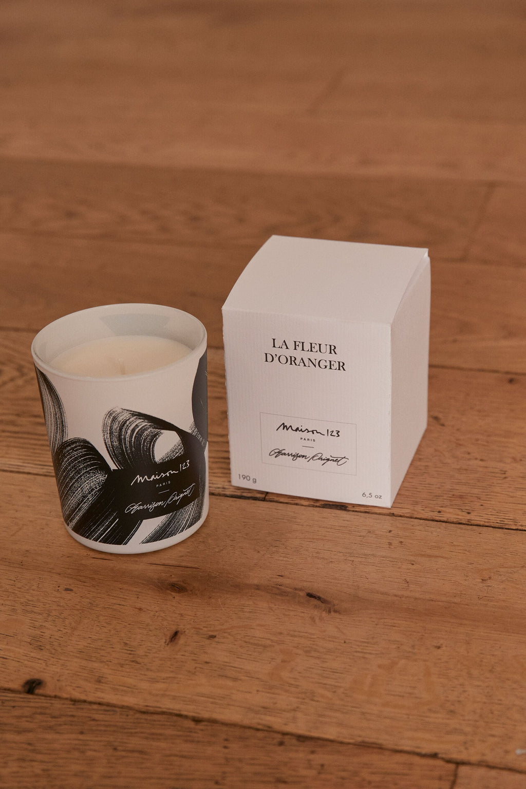 Orange Blossom Candle - White