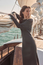 Léonie Knit Dress - Khaki