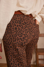 Louisy Cropped Trousers - Chocolate