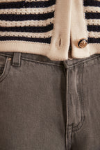 Pantalon Sandy Bis Wide Leg - Chine Moyen
