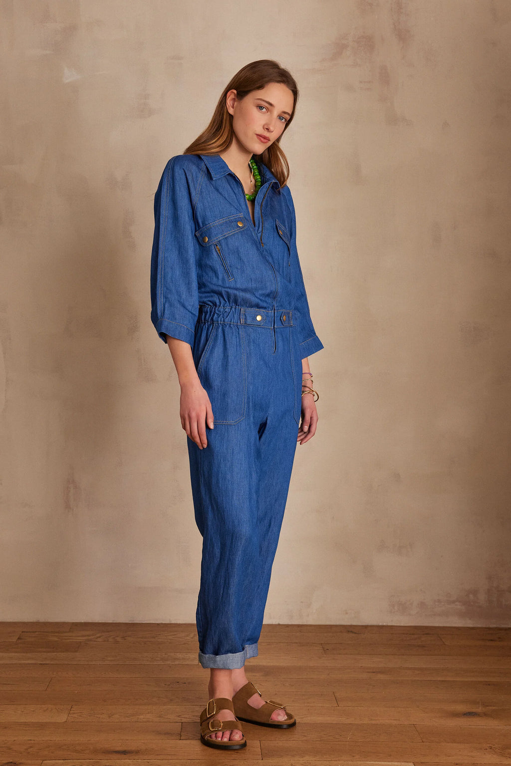 Nine Jumpsuit Trousers - Dark Indigo