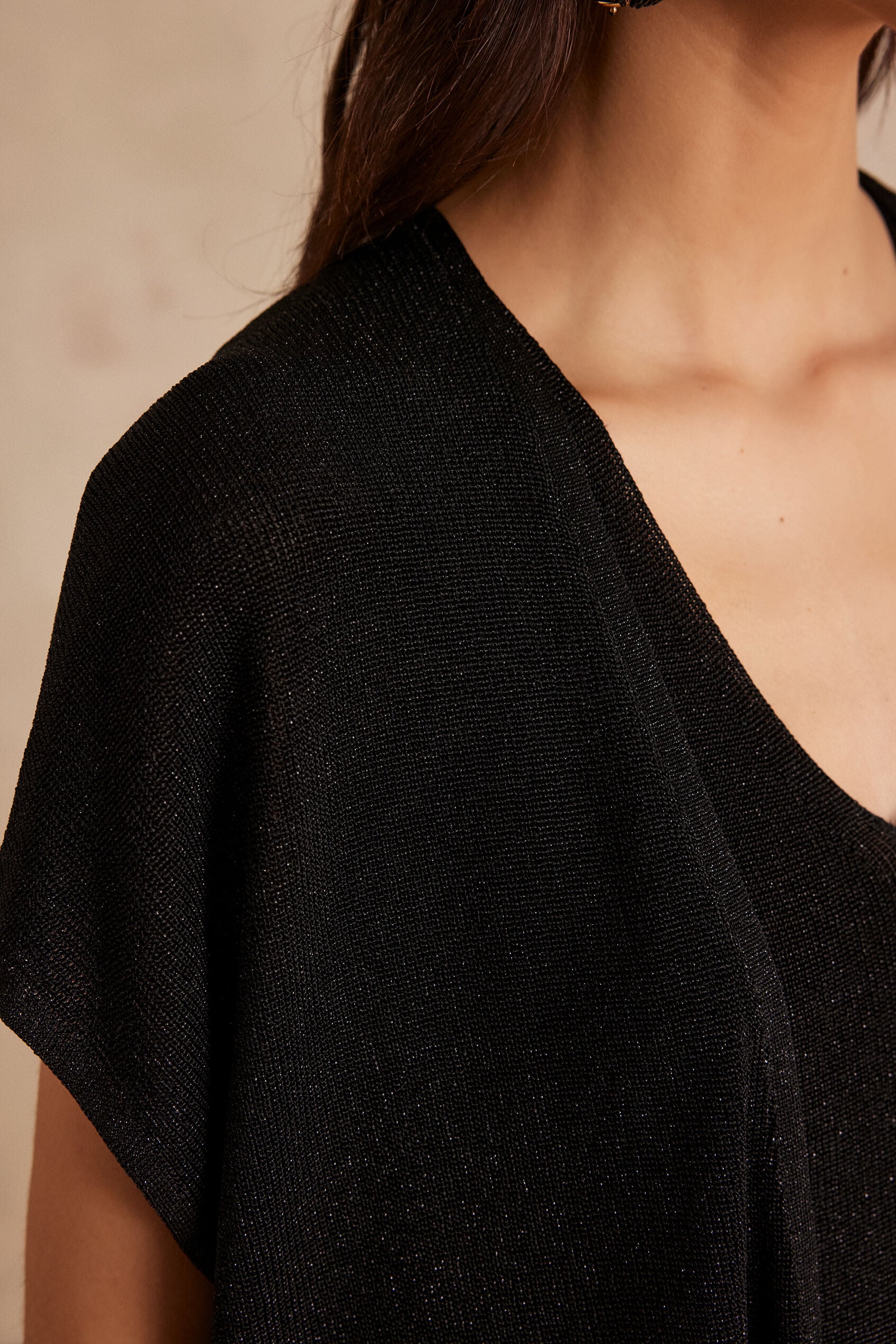 Samantha Waistcoat/Cardigan - Black