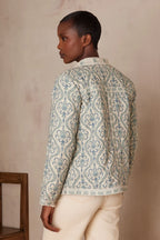Chiara Printed Jacket - Mint