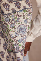 Constance Printed Cardigan - Sky Blue