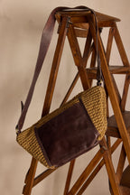 Gabriel Small XL Jute Belt Bag - Chocolate