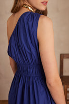 Leila Loose-Fit Dress - Royal Blue