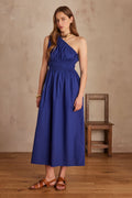 Leila Loose-Fit Dress - Royal Blue