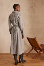 Laurie Flowing Dress - Light Heather