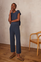 Brandon Knit Trousers - Charcoal