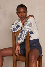 Perfect Embroidered Blouse - Cream
