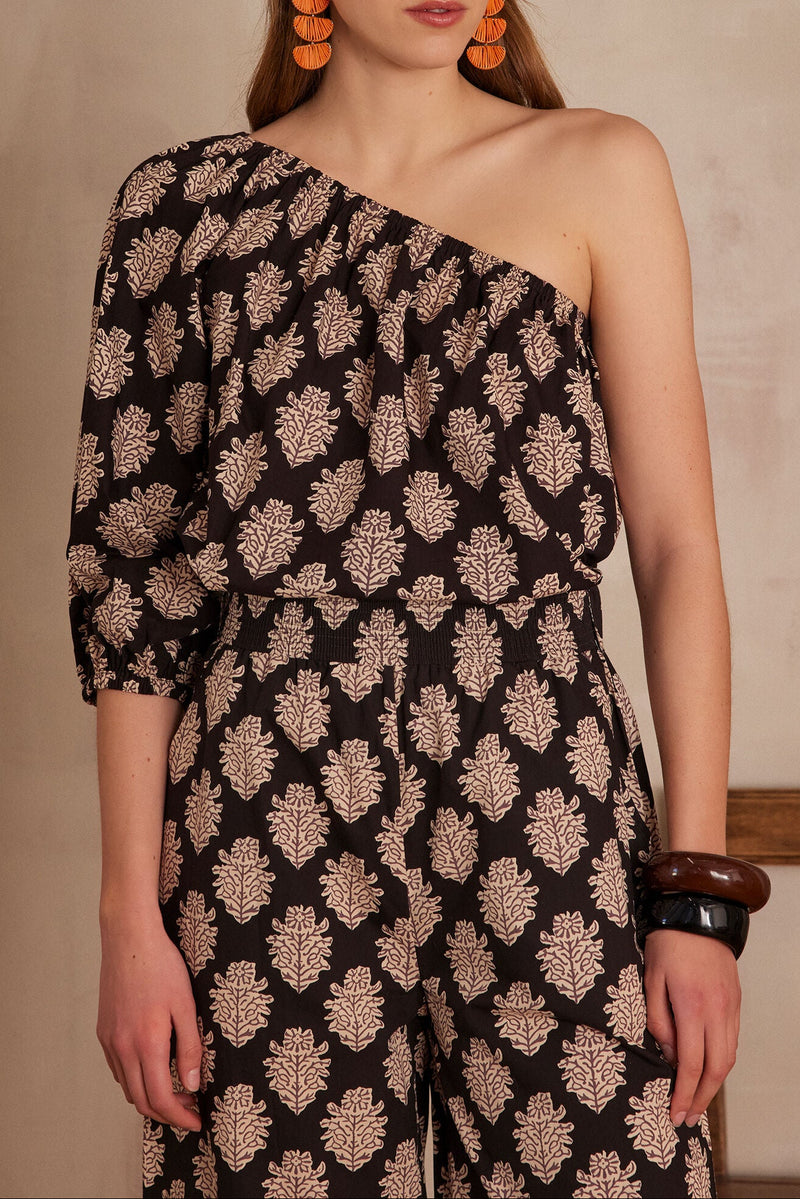 Blouse Choulder - Noir