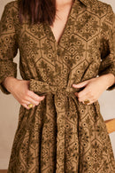 Vestido Lise - Caqui