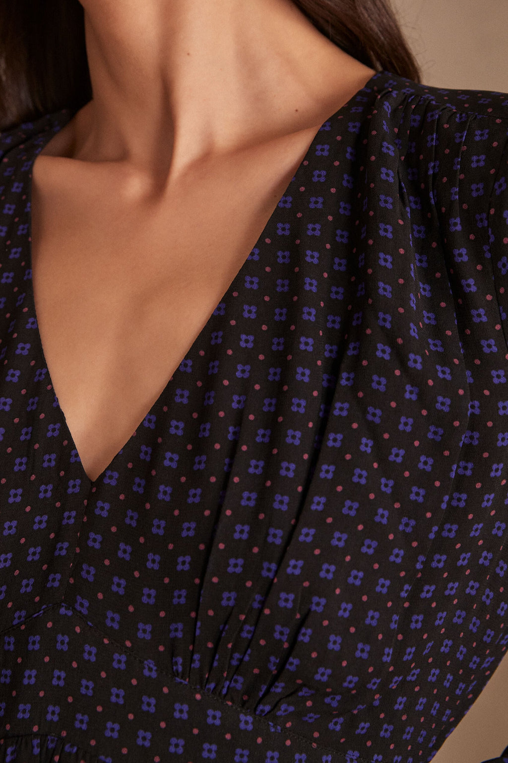 Flou Lauriane Printed - Navy