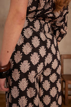 Berthie Printed Trousers - Black/White