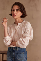 Belle Striped Blouse - Primrose