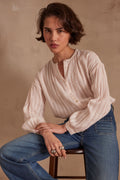 Belle Striped Blouse - Primrose