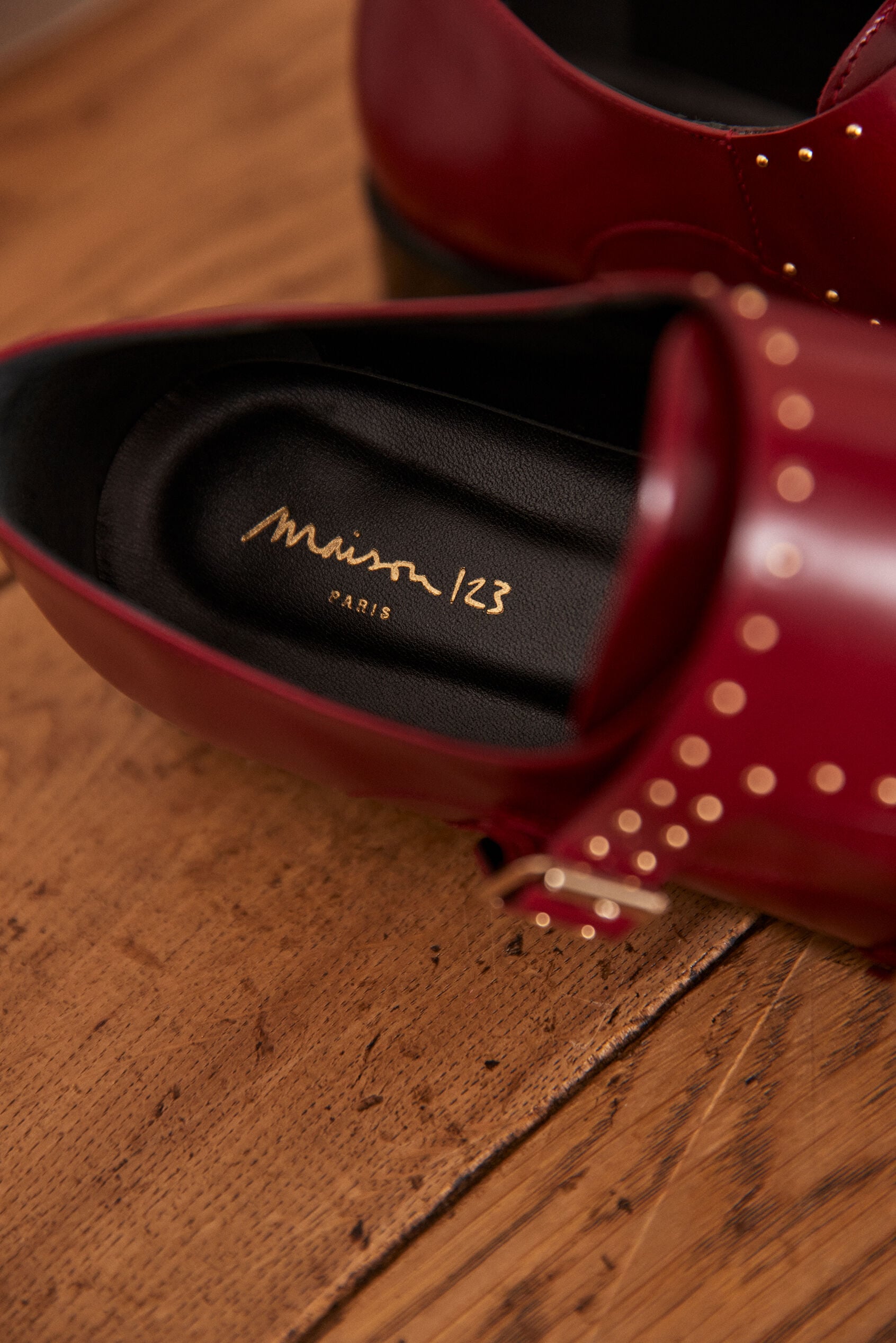 Marcel Derby Shoes - Burgundy