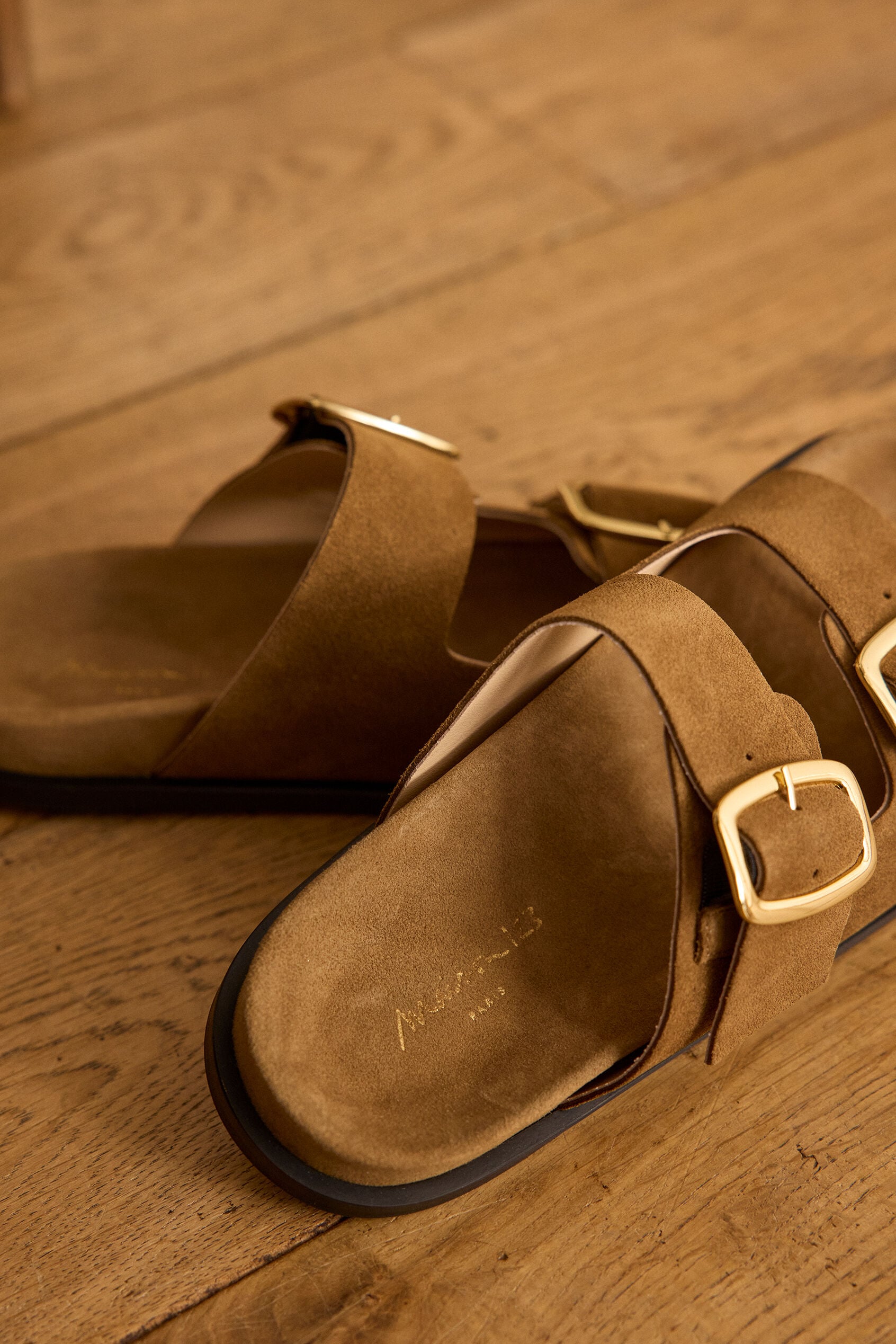 Mules Mateo - Camel claro