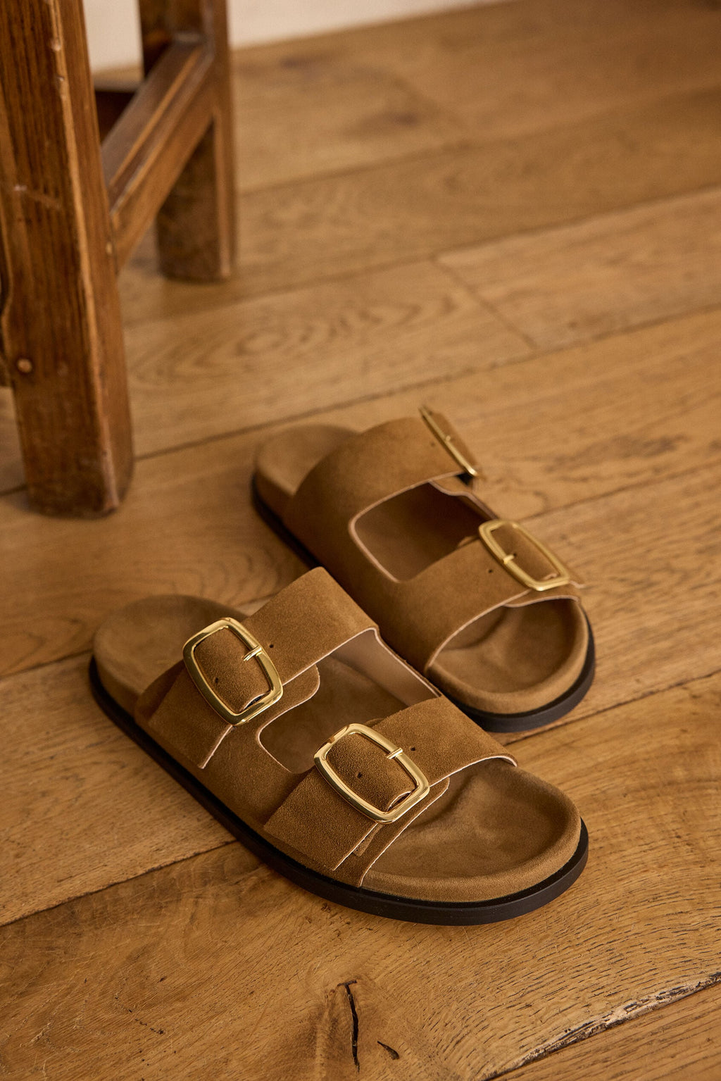 Mules Mateo - Camel claro