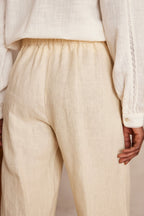 Bastien Linen Trousers - Natural