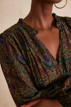 Flou Lorette Printed - Dark Brown