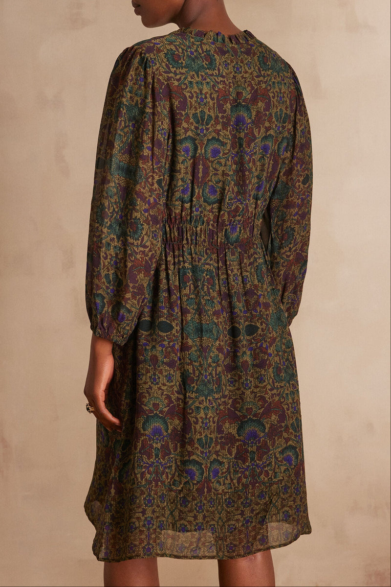 Robe Marlene - Marron Fonce