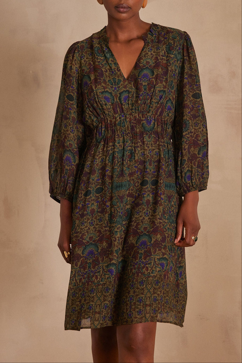 Robe Marlene - Marron Fonce