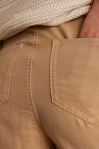 Sandy Bis Wide-Leg Trousers - Beige